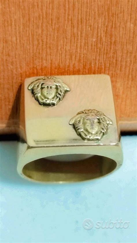 anello versace oro 18k